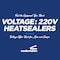 Sealer Sales KF-Series 8" Portable Direct Heat Sealer w/ PTFE Coated Bars w/ 15mm Seal Width, 220V KF-200CS-220V - alternate 2